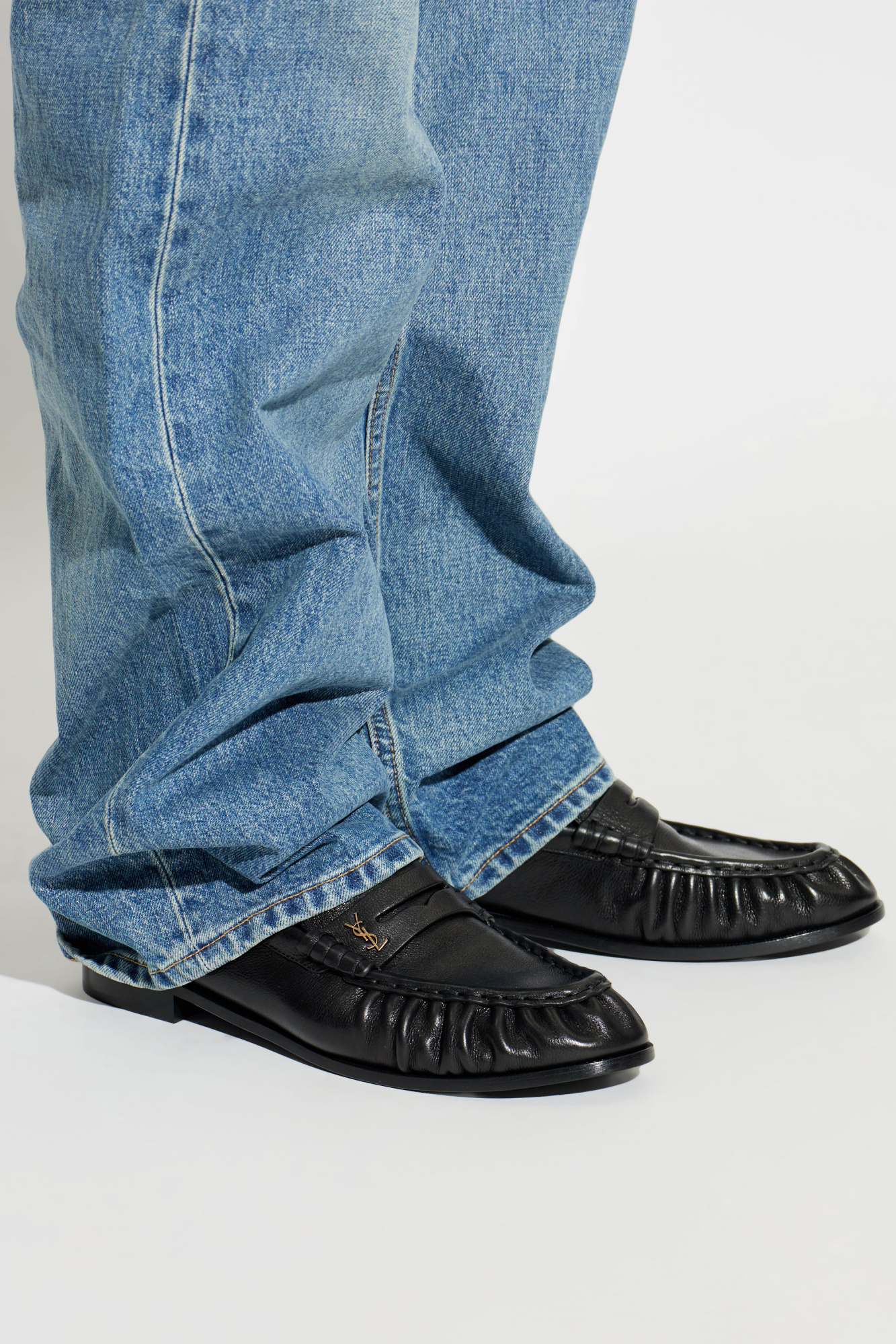 Saint Laurent Leather loafers | Men's | Vitkac